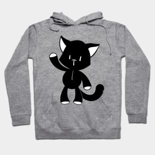 Neo The World Ends With You – Mr. Mew Gatto Nero Cat Hoodie